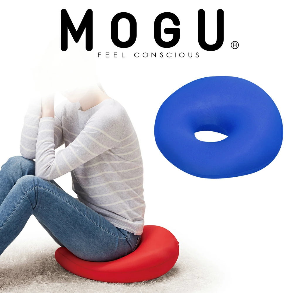 クッション MOGU（モグ） ホールクッションお尻が痛くならなく、スムーズに座れるよう傾斜がついた 穴あき ビーズクッション