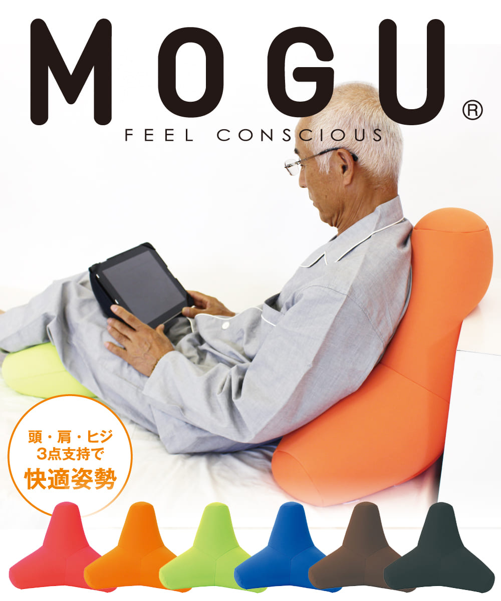 MOGU CARE(モグケア) 頭と上半身を支えるクッション – 枕と眠りの