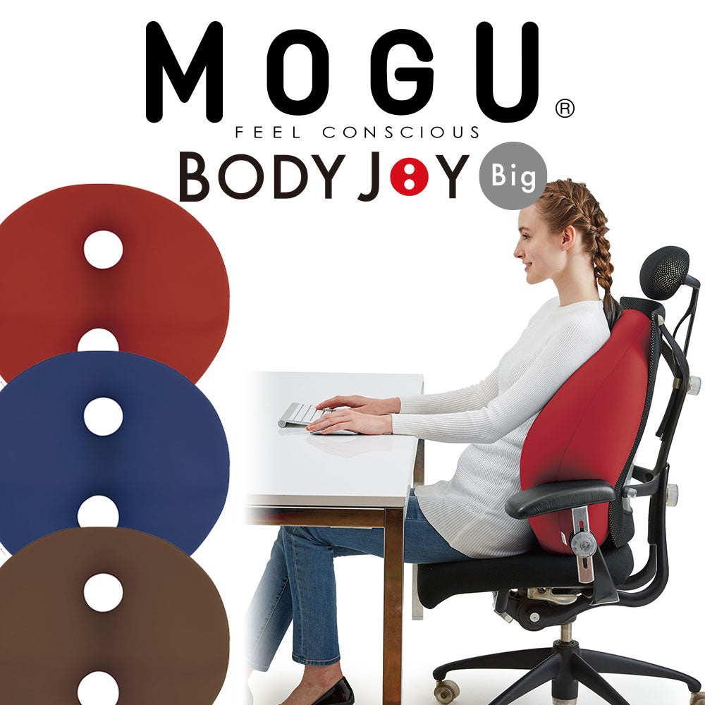 クッション MOGU（モグ） ボディジョイ・ビッグ <span>腰にやさしいとされるS字姿勢をキープする大きめのクッション</span>