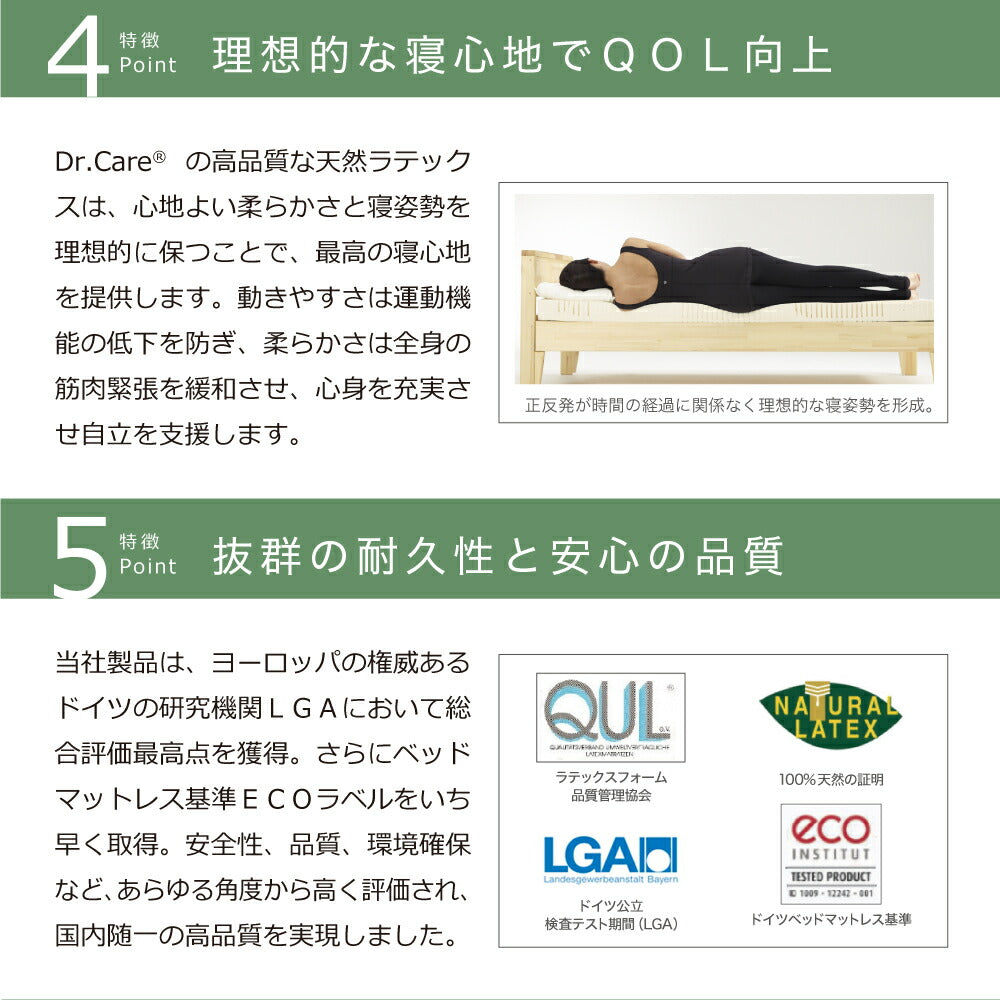 ラテックス枕 ドクターケア ロングピロー VS 075 – 枕と眠りのおやすみ