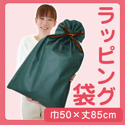 ラッピング袋 ( リボン付き ) グリーン 幅50×丈85cm 1枚