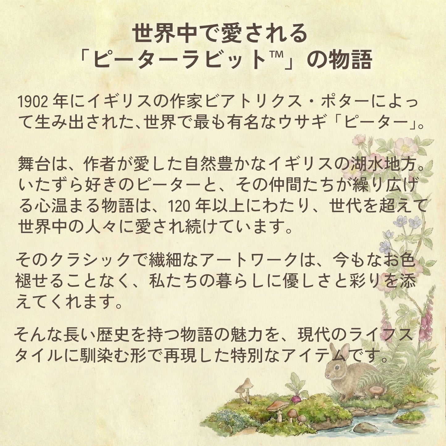 ピーターラビット™ ブック型クッション フェイブ
