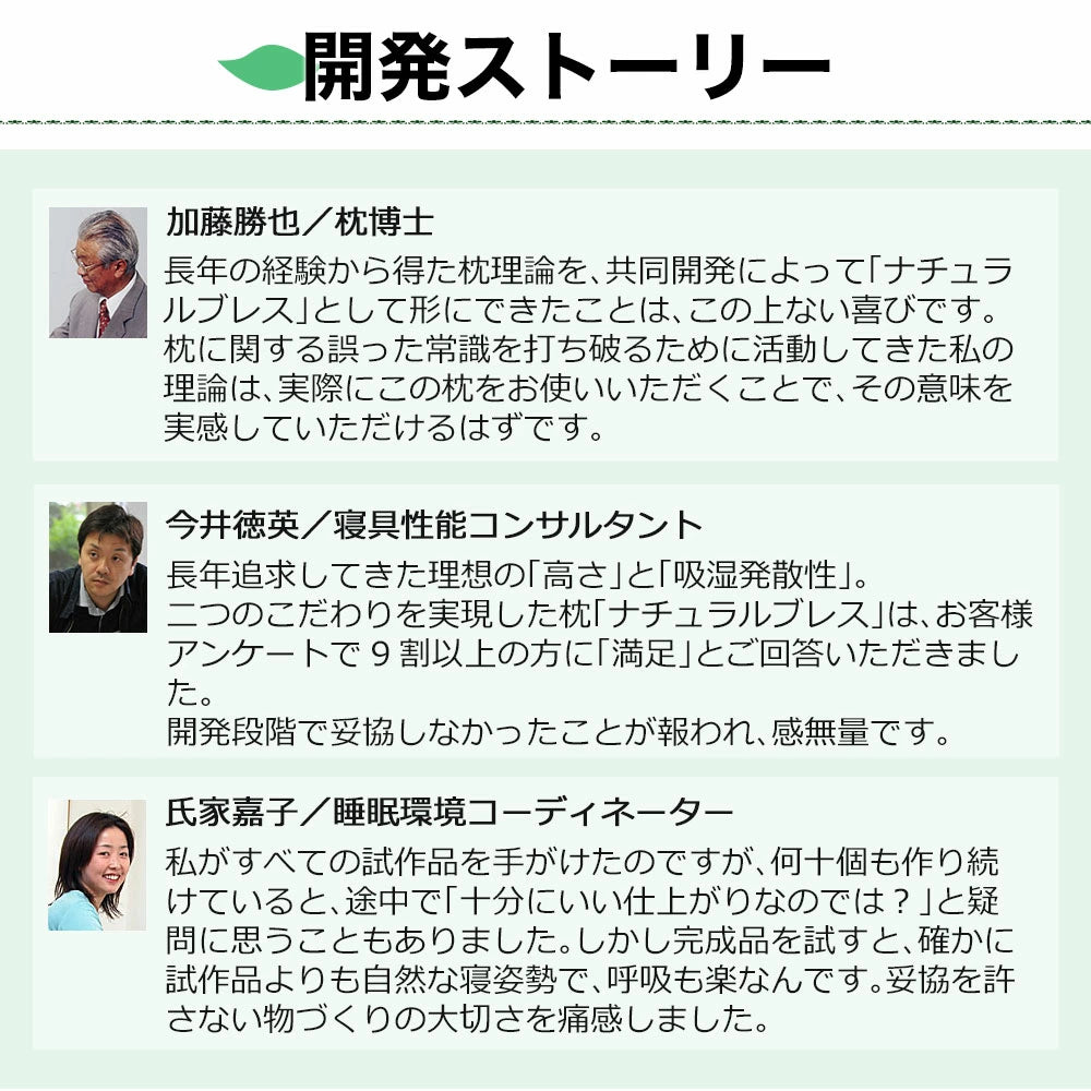 枕博士が考えた枕 ナチュラルブレス