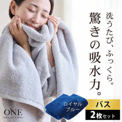 ＼セット割5%OFF／The LAST TOWEL ONE （ザ・ラストタオル ワン）バスタオル 2枚セット