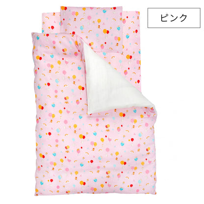 保育園用 ベビー布団 セット フジキ ふうせんキャット ベビー用お昼寝布団6点セット ダブルガーゼ