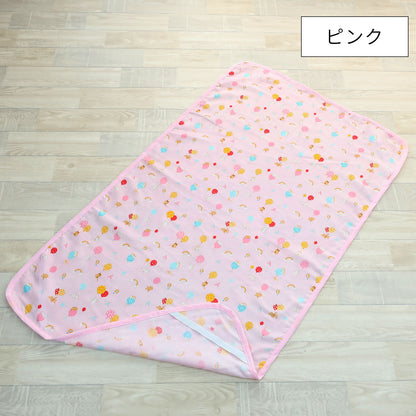 ベビー布団カバー フジキ ふうせんキャット ベビー用シーツパッド ダブルガーゼ