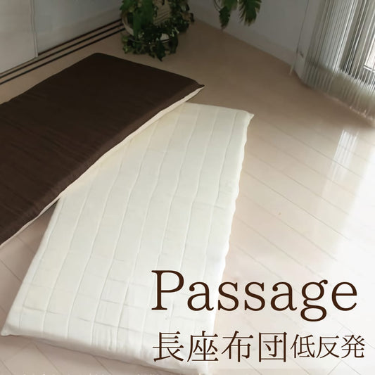 座布団 Passage（パサージュ） 長座布団 （低反発チップウレタン入り仕様）