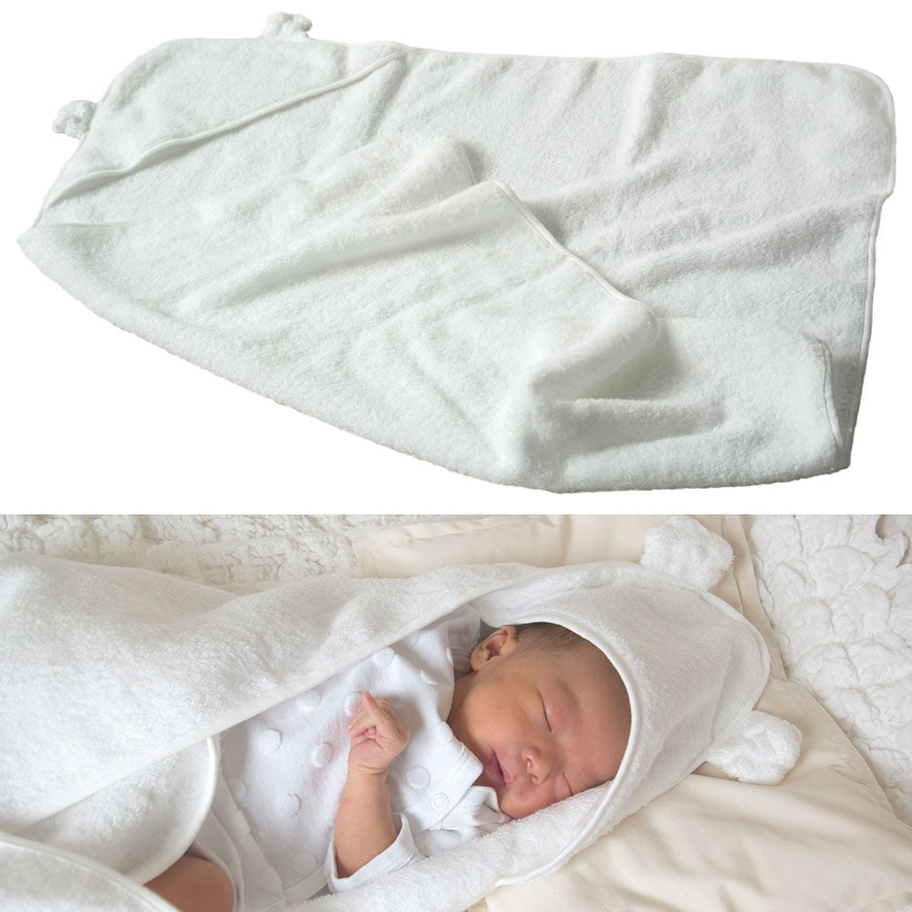 白雲 フード付きおくるみ ベビーギフト 【箱入り】 – 枕と眠りの
