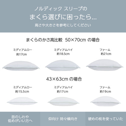 ノルディックスリープ ピロー 43×63サイズ