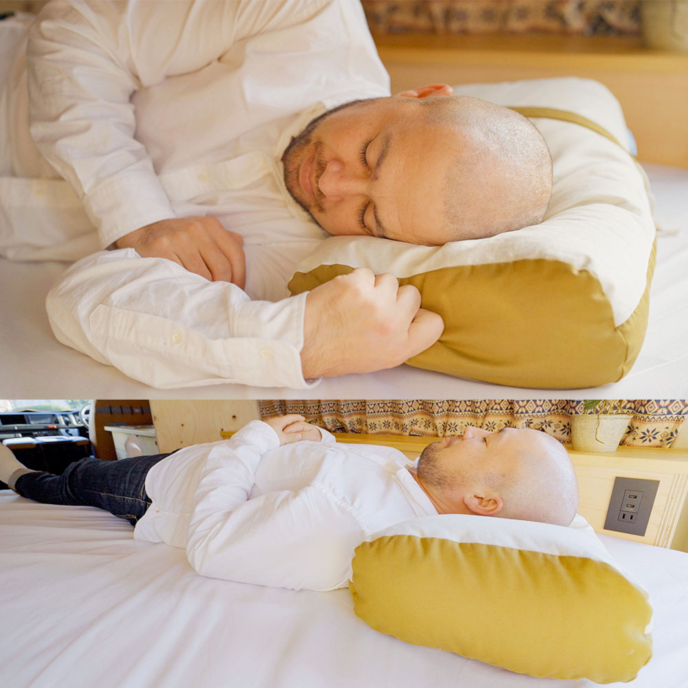 JOURNEY PILLOW（ジャーニーピロー）車中泊やキャンプでの睡眠をより快適にするアウトドア用枕