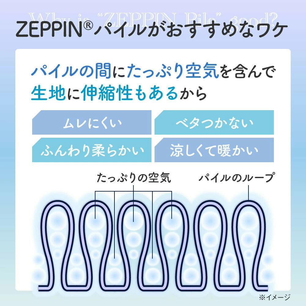 ZEPPIN パイル 肌掛け布団 ゼッピンパイル