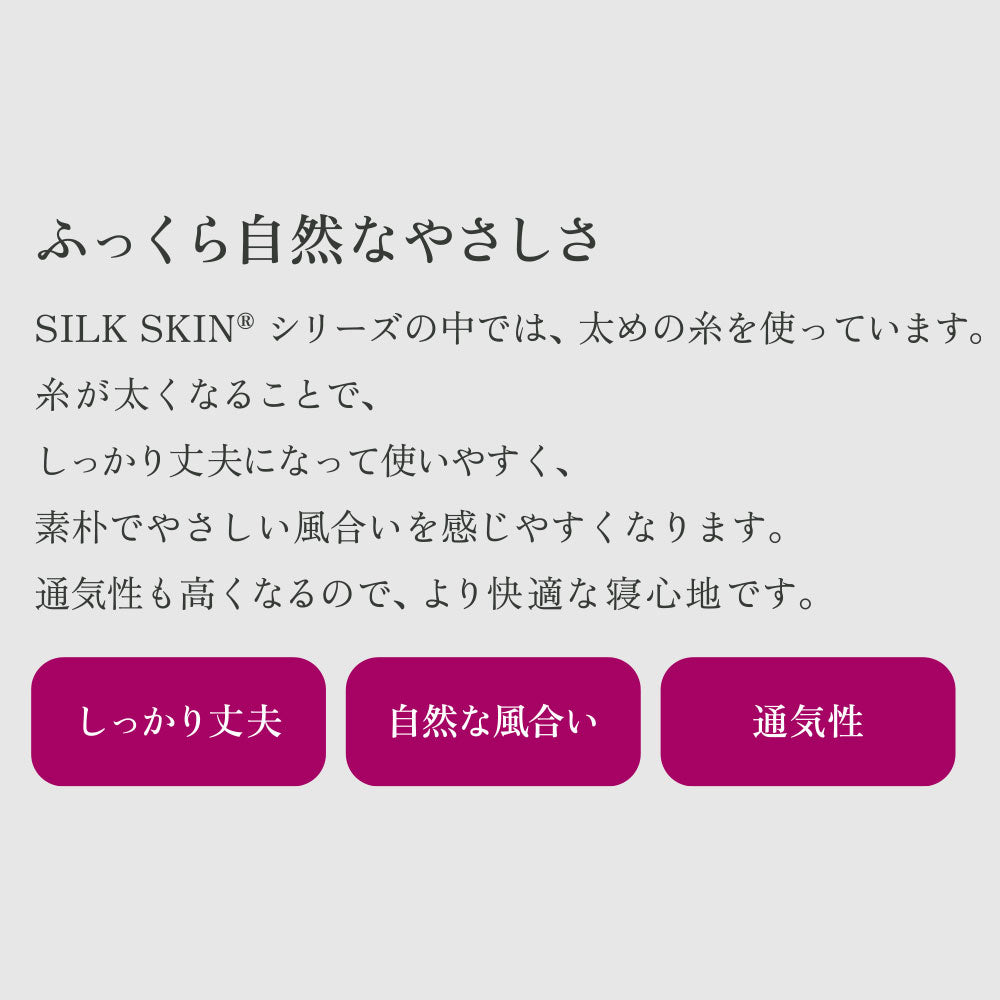 SILK SKIN TSUMUGU 掛け布団カバー シルクスキン