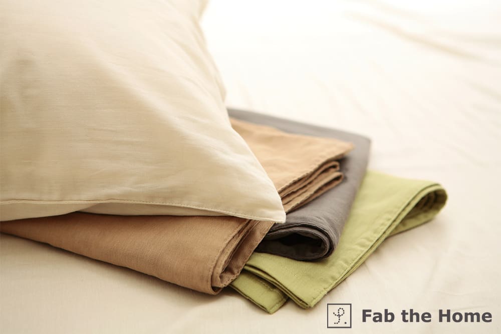 枕カバー 50×70cm Fab the Home（ファブザホーム） ダブルガーゼ