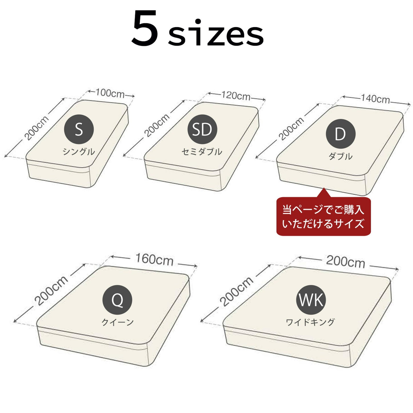 Fab the Home（ファブザホーム）Solid(ソリッド) ベッドシーツ（ボックスシーツ） ダブルサイズ