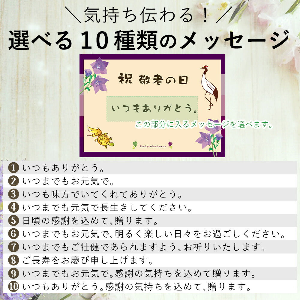 敬老の日まくら（おばあちゃん向け）