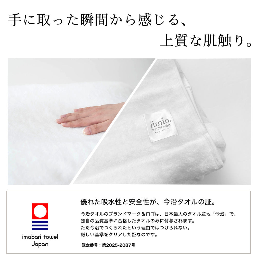 iimin 今治タオル毛布シングルサイズ