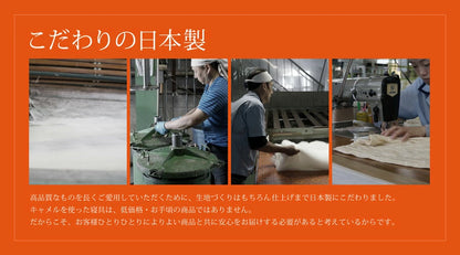 ふんわりキャメル 肌掛け布団