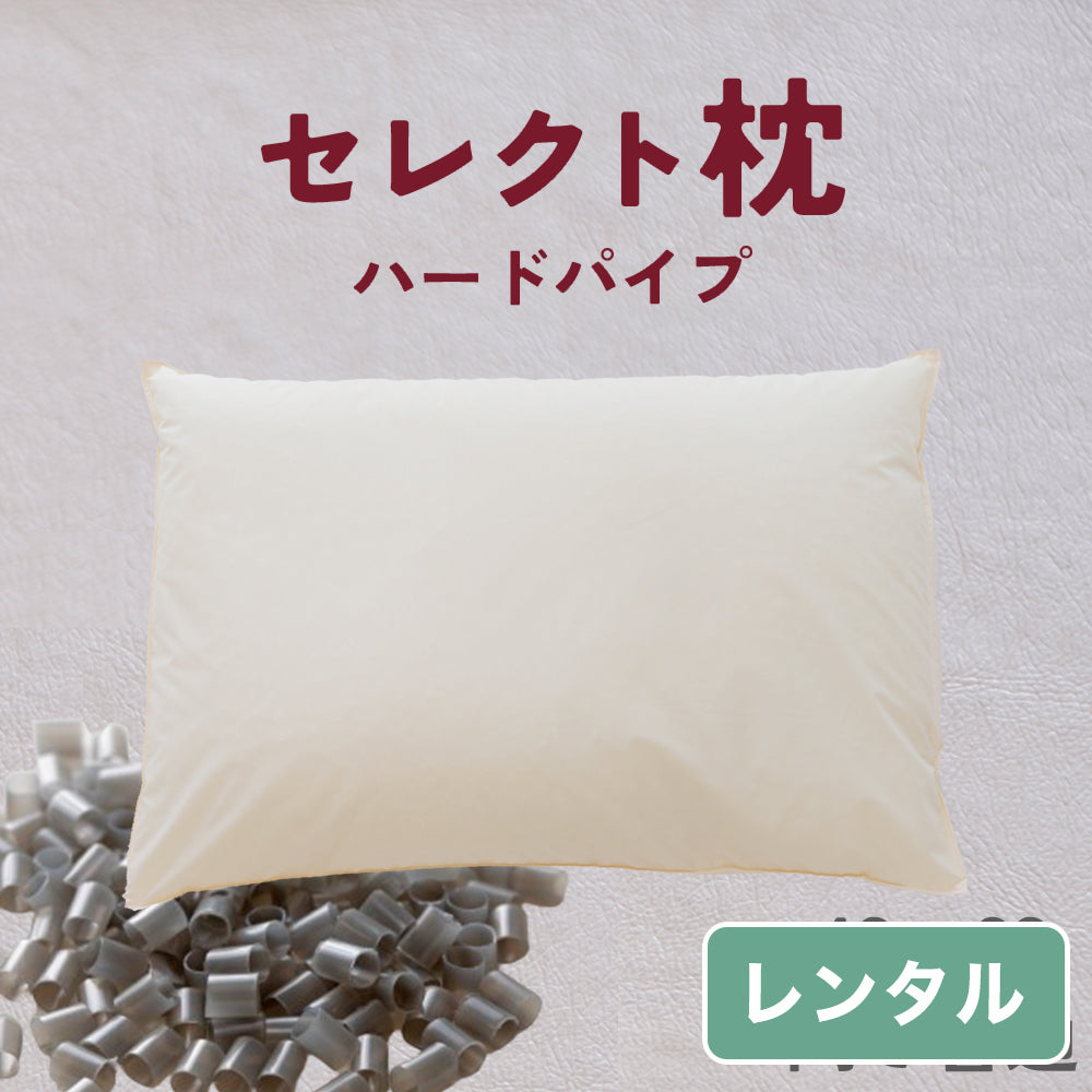 セレクト枕  ハードパイプ 標準形【レンタル専用】
