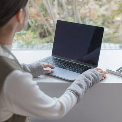 もちはだ 手首まくら 裏起毛リストウォーマー フリーサイズ