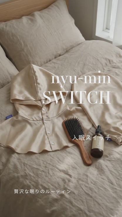 入眠スイッチ シルクナイトキャップ ロングタイプ