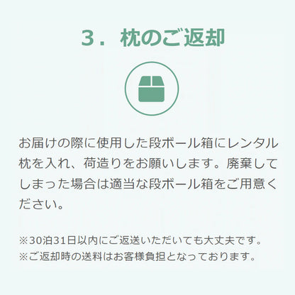 やわらかめが好きな方に「とにかく柔らかい枕＆セレクト枕 ポリエステル綿」お試し2点セット【レンタル専用】