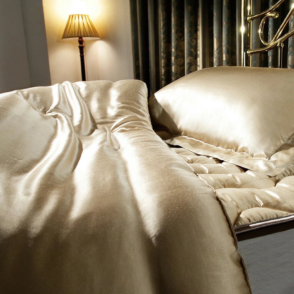 SILK SKIN THE GOLD 2 掛けふとんカバー シルクスキン – 枕と眠りの SILK SKIN THE GOLD 2 掛けふとんカバー シルクスキン – 枕と眠りの