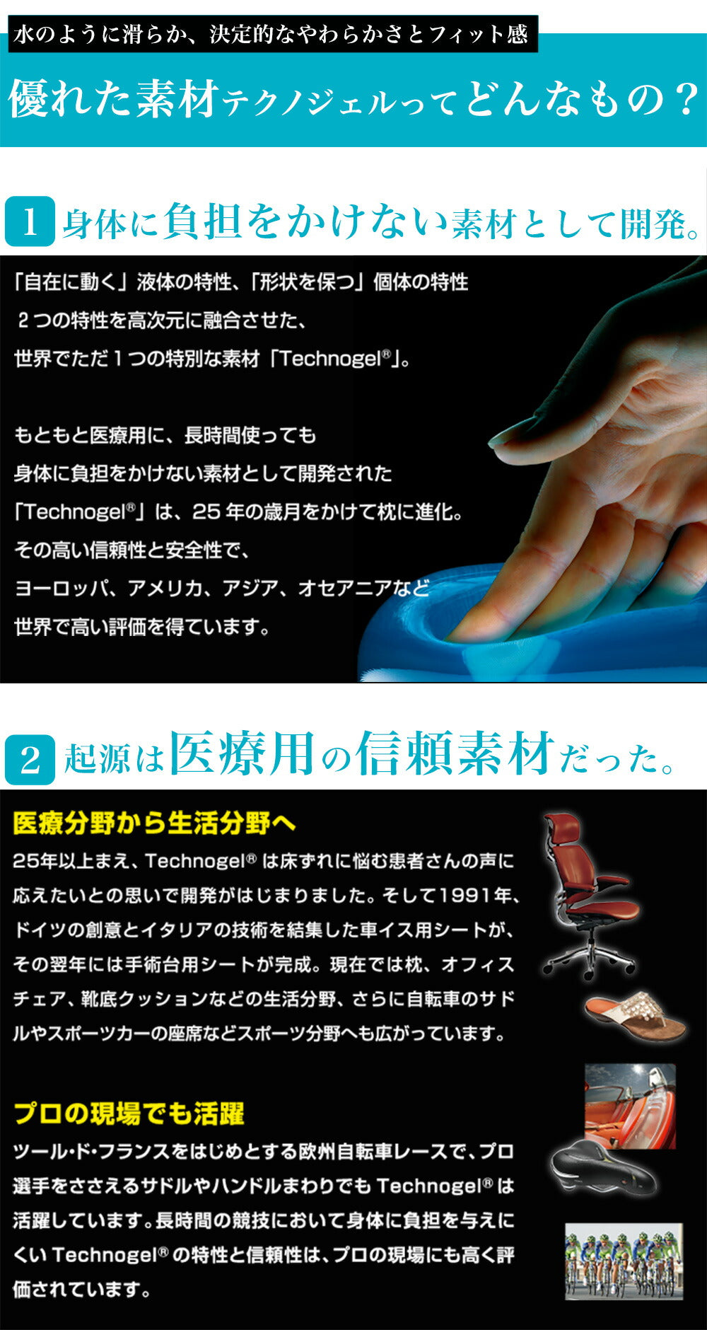 Technogel Original Collection Deluxe Pillow サイズ11（テクノジェル