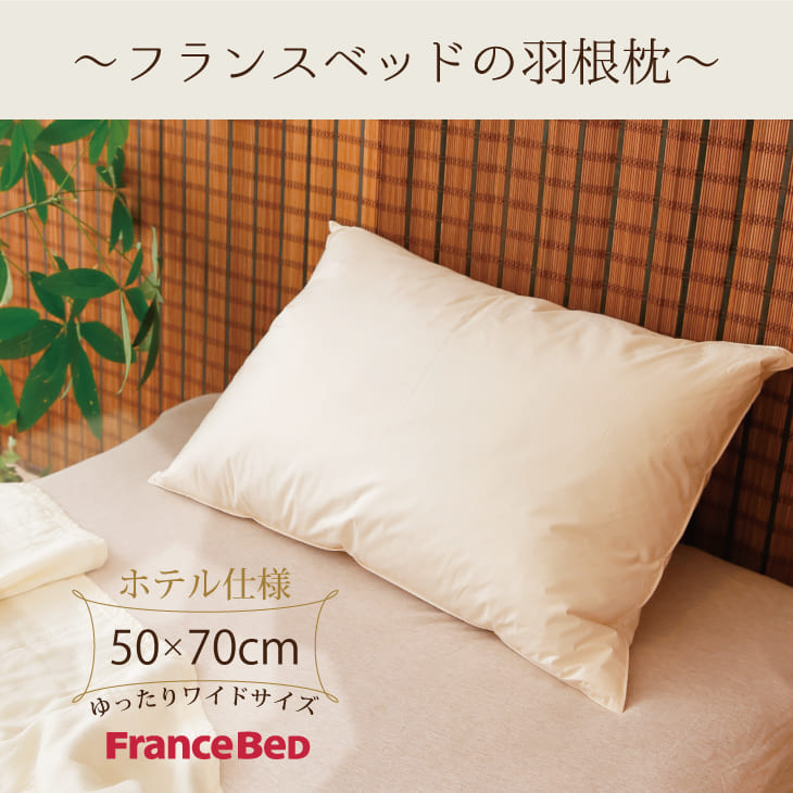 フランスベッド フェザーピロー – 枕と眠りのおやすみショップ！本店