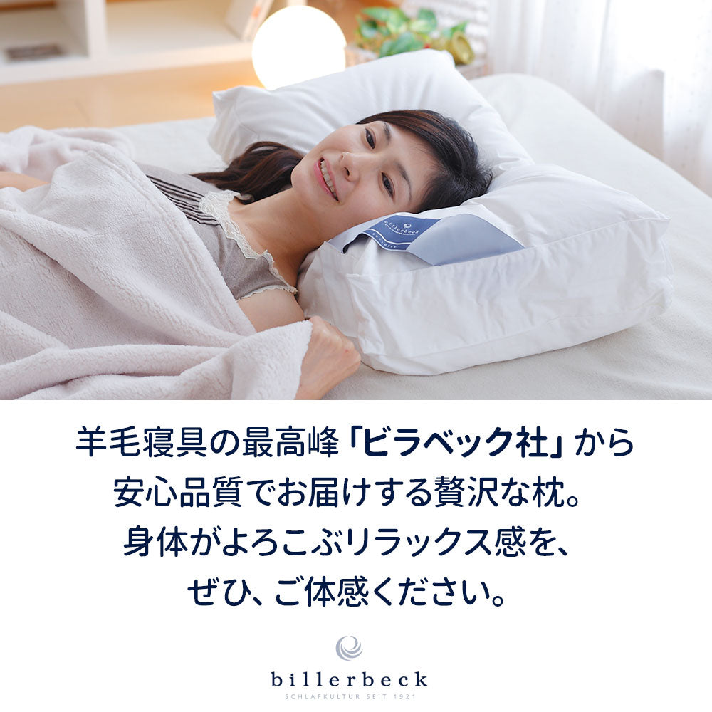 billerbeck ダウナレックス ピロー – 枕と眠りのおやすみショップ 
